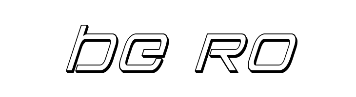 Colony Marines 3D Italic  Free Fonts Download