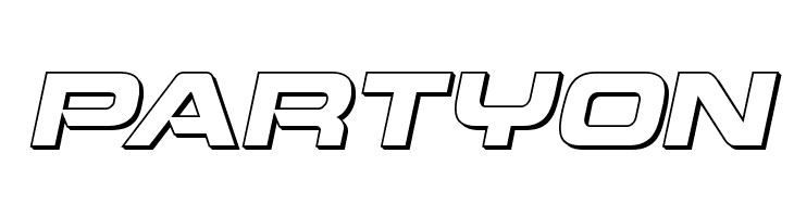 Beam Weapon 3D Italic  Free Fonts Download