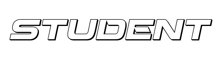 Beam Weapon 3D Italic  Free Fonts Download