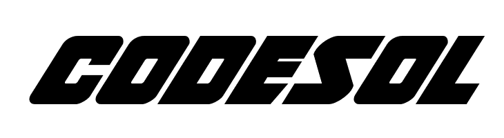 CODESOL Thunderstrike Italic Font