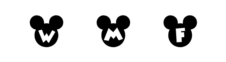 Mickey Ears  Free Fonts Download