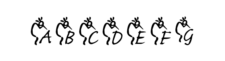 JLR Kokopelli 1  Free Fonts Download