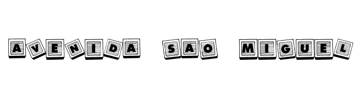 Blu's Blocks  Free Fonts Download