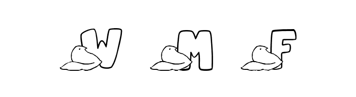 JLR Easter Peeps  Free Fonts Download