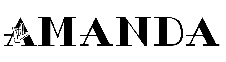 JLR ASL ILY  Free Fonts Download