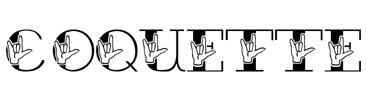 JLR ASL ILY  Free Fonts Download