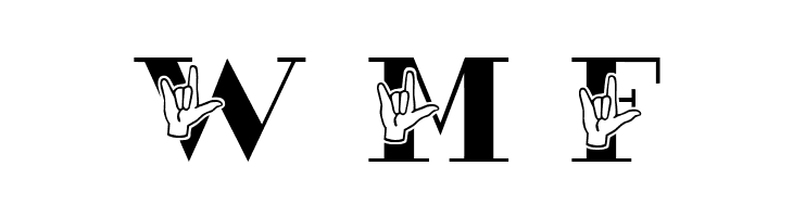 JLR ASL ILY  Free Fonts Download