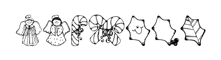 Blu's Holiday Dings  Free Fonts Download