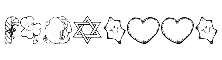 Blu's Holiday Dings  Free Fonts Download