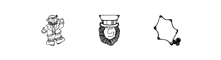 Blu's Holiday Dings  Free Fonts Download