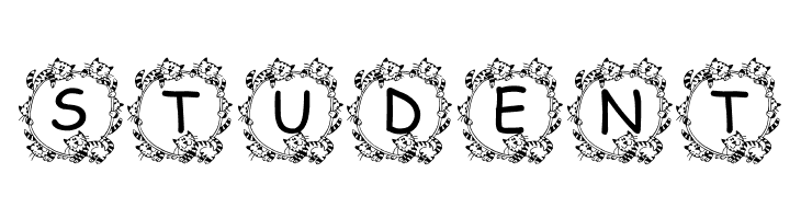 Jenna's Kitties  Free Fonts Download