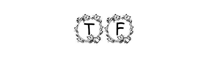 Jenna's Kitties  Free Fonts Download