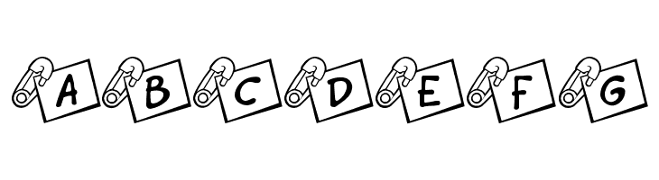 JLR Diaper Pin  Free Fonts Download