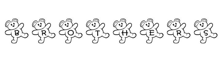 JLR Teddy Bear  Free Fonts Download