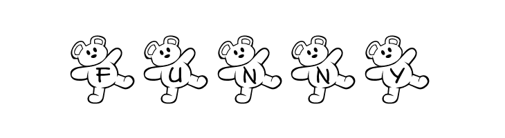 JLR Teddy Bear  Free Fonts Download