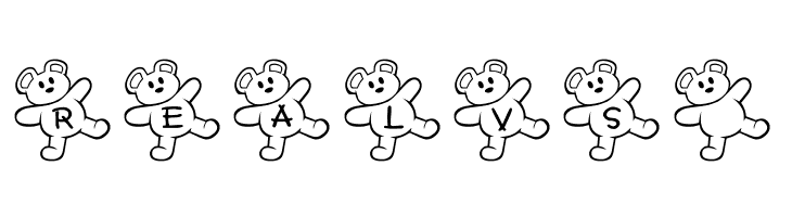 JLR Teddy Bear  Free Fonts Download