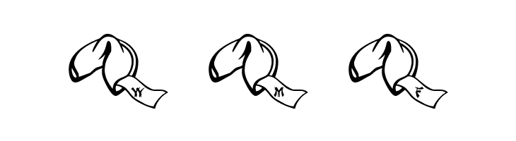 JLR Fortune Cookies  Free Fonts Download