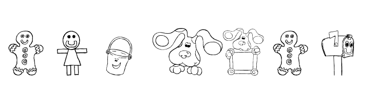 Blue's Clues  Free Fonts Download