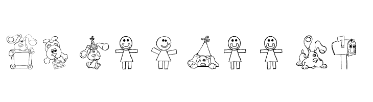 Blue's Clues  Free Fonts Download