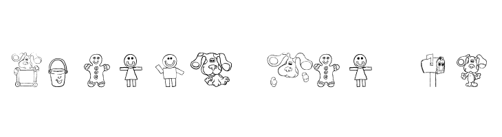 Blue's Clues  Free Fonts Download