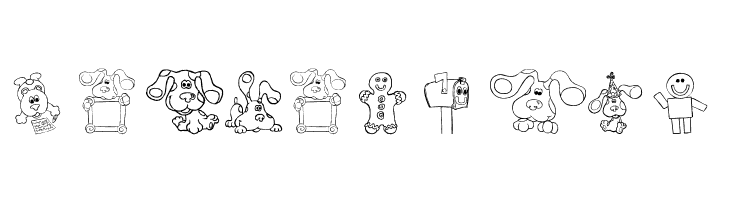 Blue's Clues  Free Fonts Download