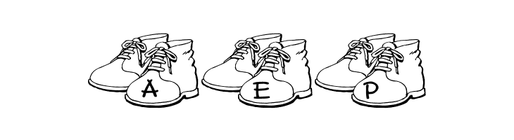 JLR Bronzed Shoes  Free Fonts Download