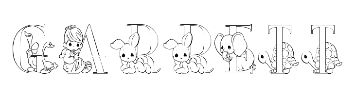 Precious Moments  Free Fonts Download