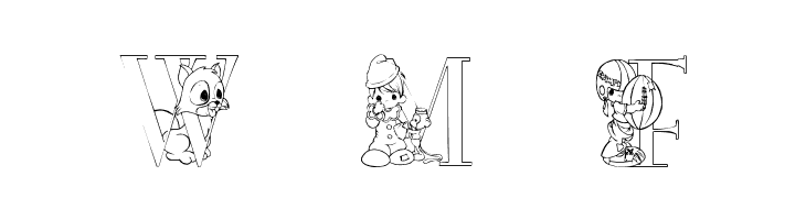 Precious Moments  Free Fonts Download