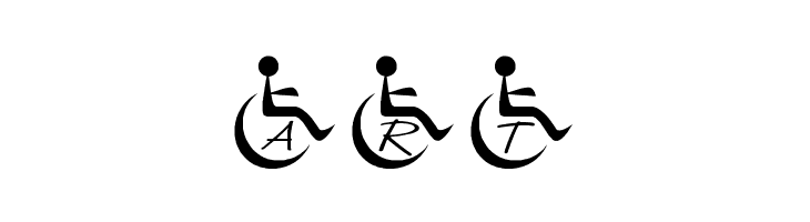 JLR Wheelchair  Free Fonts Download