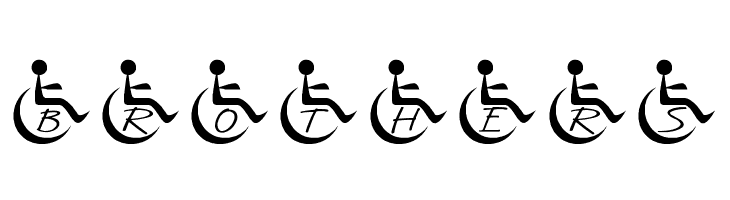 JLR Wheelchair  Free Fonts Download