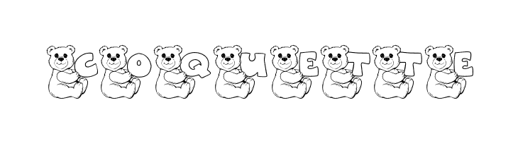 JLR Bearly There  Free Fonts Download