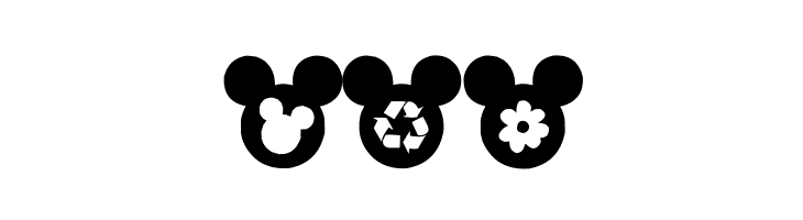 Mickey Ears Extra  Free Fonts Download