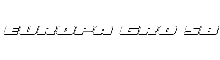 Illumino 3D Italic  Free Fonts Download