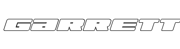 Illumino Outline Italic  Free Fonts Download