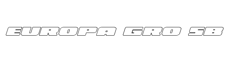 Illumino Outline Italic  Free Fonts Download