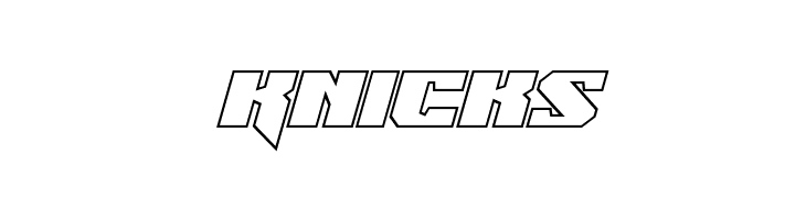 Jumpers Outline Italic  Free Fonts Download