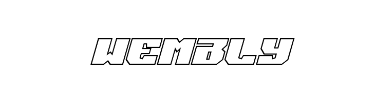 Jumpers Outline Italic  Free Fonts Download