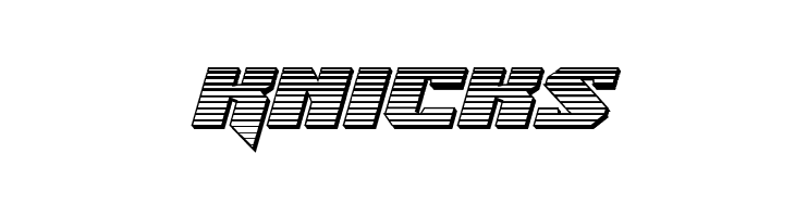 Jumpers Chrome Italic  Free Fonts Download
