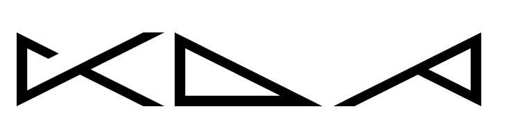 KDA RANDOM_DM Regular Font