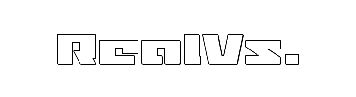 Turbo Charge Outline  Free Fonts Download