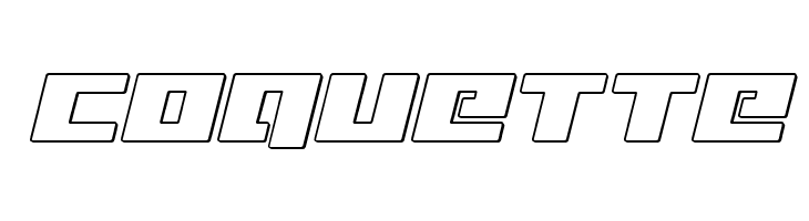 Turbo Charge Outline Italic  Free Fonts Download