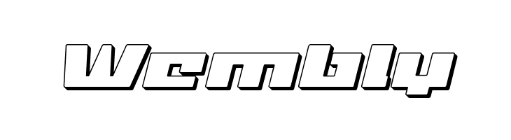 Turbo Charge 3D Italic  Free Fonts Download