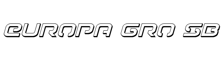 Gunrunner 3D Italic  Free Fonts Download