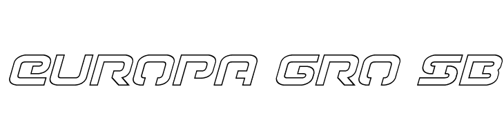 Gunrunner Ouline Italic  Free Fonts Download