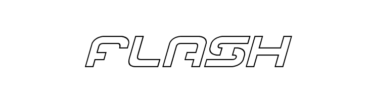 Gunrunner Ouline Italic  Free Fonts Download