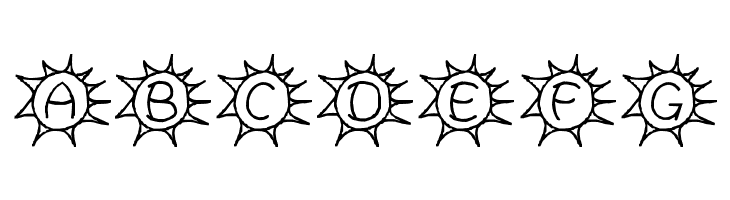 Sassys Sonne  Free Fonts Download