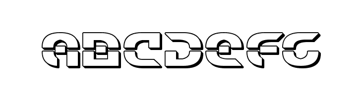 Starfighter Bold 3D  Free Fonts Download