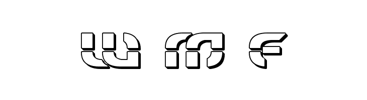 Starfighter Bold 3D  Free Fonts Download