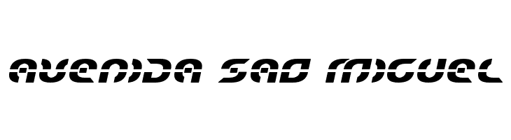 Starfighter Bold Semi-Italic  Free Fonts Download