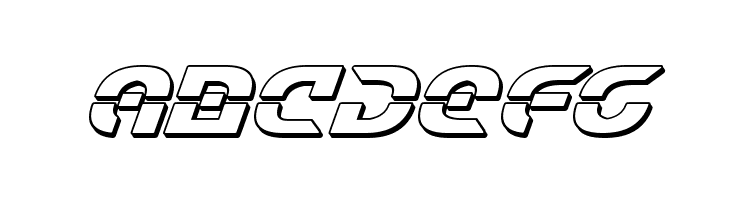 Starfighter Bold 3D Italic  Free Fonts Download